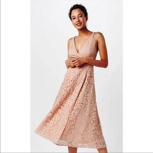 Bardot NWT lace genoveve sleeveless blush pink dress